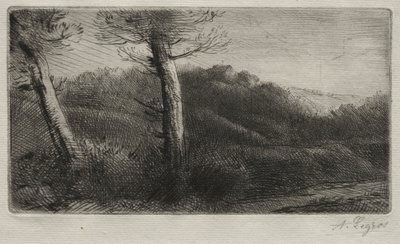Sonnenuntergang von Alphonse Legros