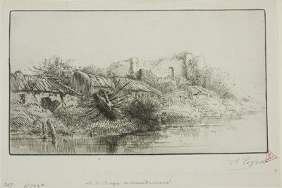 Das verlassene Dorf von Alphonse Legros