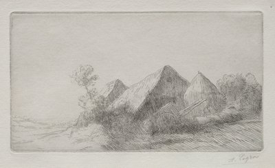 Der Karrenschuppen von Alphonse Legros