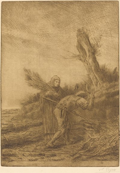 Zweigmacher Les faiseurs de fagots von Alphonse Legros