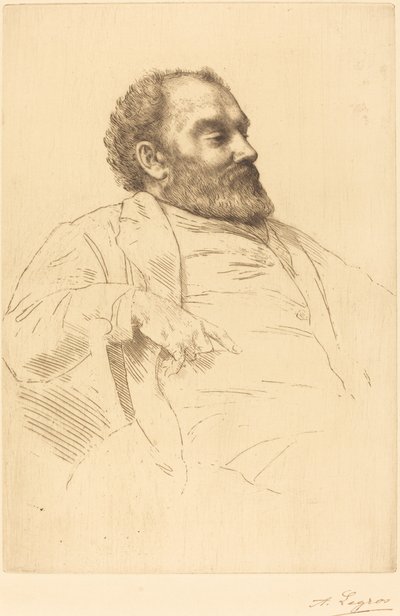 Val Prinsep, R.A. von Alphonse Legros