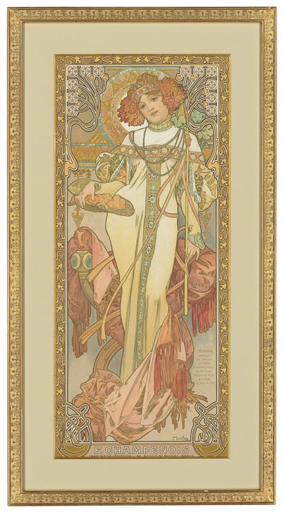 Vier Jahreszeiten: Herbst, 1900 von Alphonse Mucha