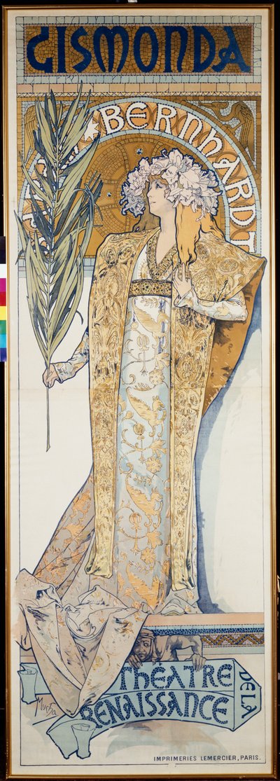 Gismonda, Théâtre de la Renaissance, 1894 von Alphonse Mucha
