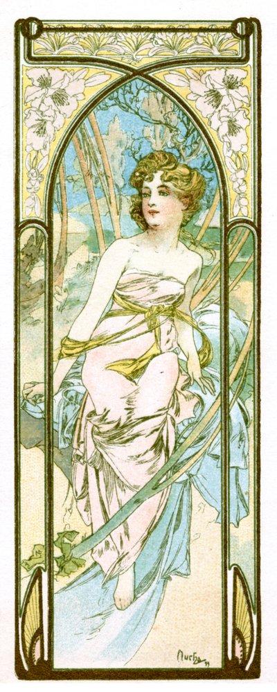 Helligkeit des Tages, 1899 von Alphonse Mucha