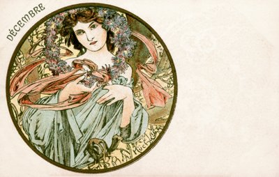 Dezember, 1900 von Alphonse Mucha