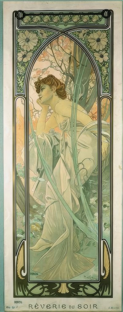 Reverie du Soir von Alphonse Mucha