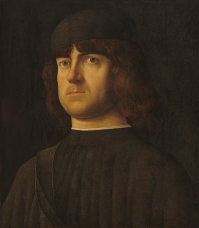 Porträt eines Mannes, ca. 1495 von Alvise Vivarini