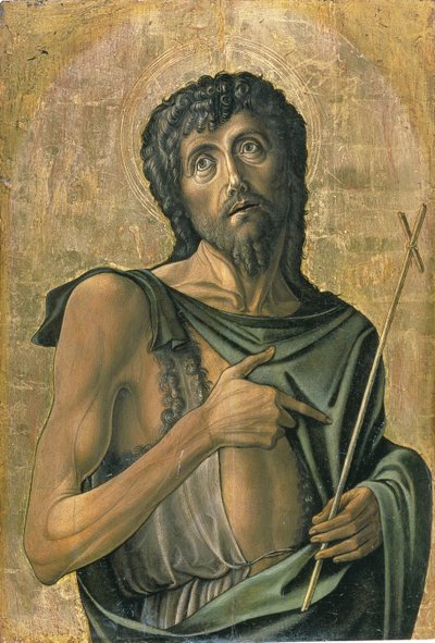 Johannes der Täufer von Alvise Vivarini