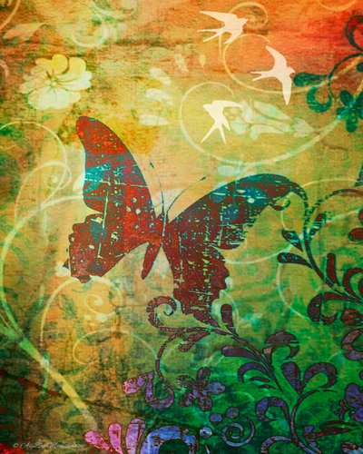 Schmetterlings-Haiku, 2014 von AlyZen Moonshadow
