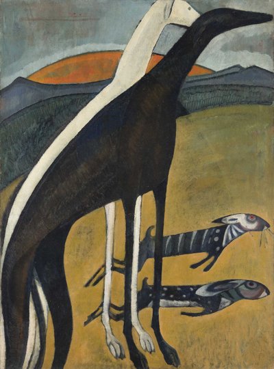 Windhunde Os Galgos von Amadeo de Souza Cardoso