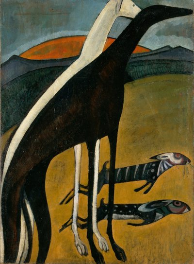 Windhunde, ca. 1911 von Amadeu de Souza Cardoso