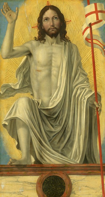 Christus auferstanden aus dem Grab von Ambrogio Bergognone