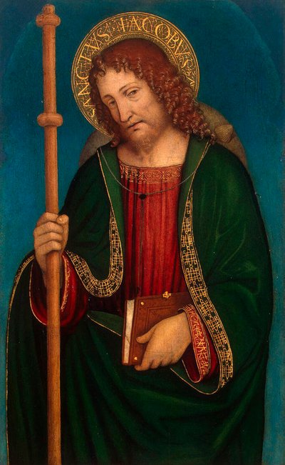 Der heilige Jakobus der Ältere von Ambrogio Bergognone