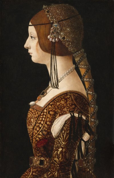 Bianca Maria Sforza von Ambrogio de Predis