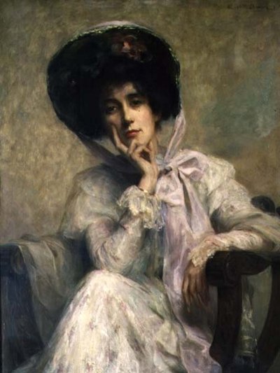 Der edwardianische Hut von Ambrose McEvoy