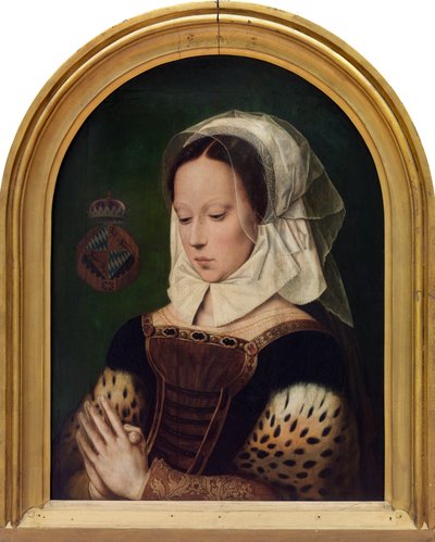 Frau beim Gebet von Ambrosius (after) Benson