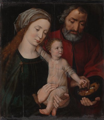 Die Heilige Familie von Ambrosius Benson