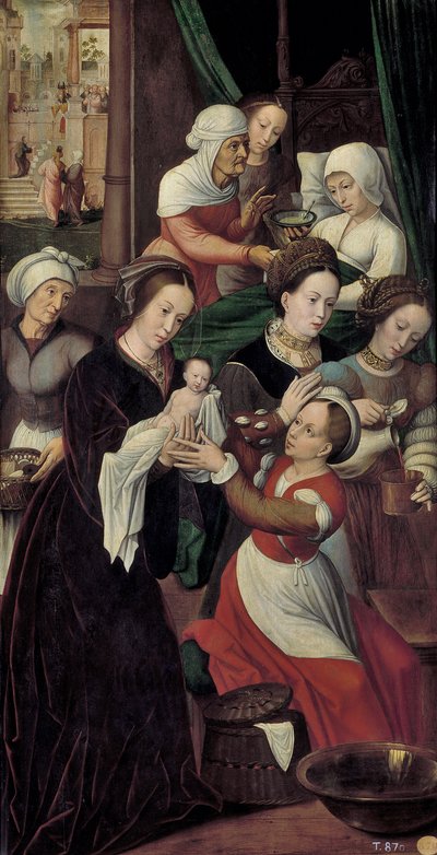 Die Geburt der Jungfrau Maria von Ambrosius Benson