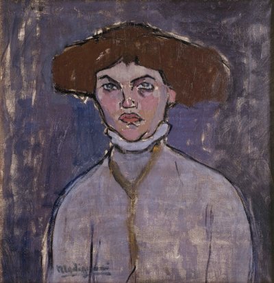 Büste einer jungen Frau, 1908 von Amedeo Modigliani