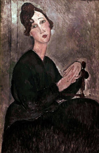 Porträt von Dedie von Amedeo Modigliani