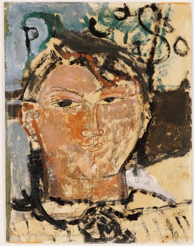 Porträt von Picasso, 1915 von Amedeo Modigliani