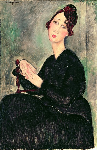 Porträt einer jungen Frau von Amedeo Modigliani
