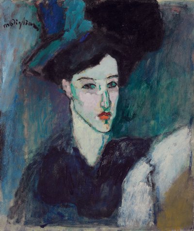 Die Jüdin; La Juive, ca. 1907-1908 von Amedeo Modigliani