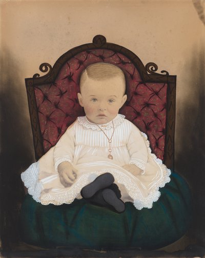 Porträt eines Babys von American 19th Century