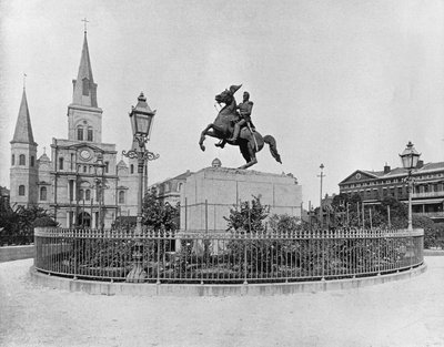 Jackson Square, New Orleans, ca. 1890 von American Photographer