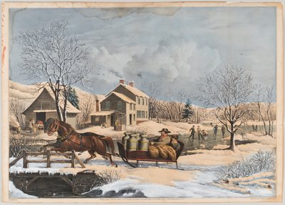 Amerikanische Bauernhofszenen Nr. 4 von American School