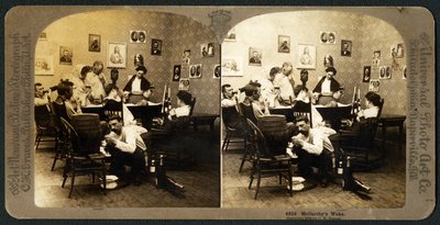 McCarthys Wake (Teil 1), 1899 (Stereograph) von American School