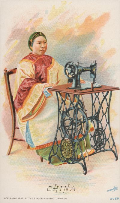 Nähmaschine, China von American School