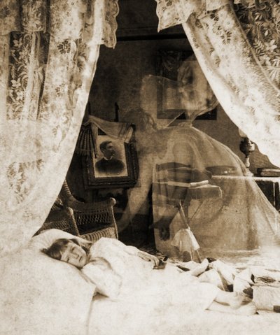 Der Schutzengel, 1901 (Stereograph) von American School