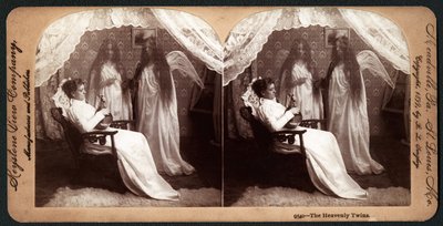 Die himmlischen Zwillinge, 1899 (Stereograph) von American School