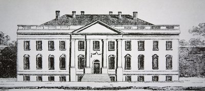 Das Weiße Haus im Jahr 1807 von American School