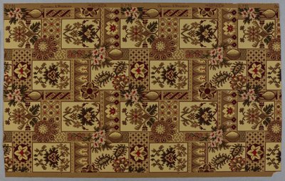 Tapete, Muster, ca. 1885 von American School