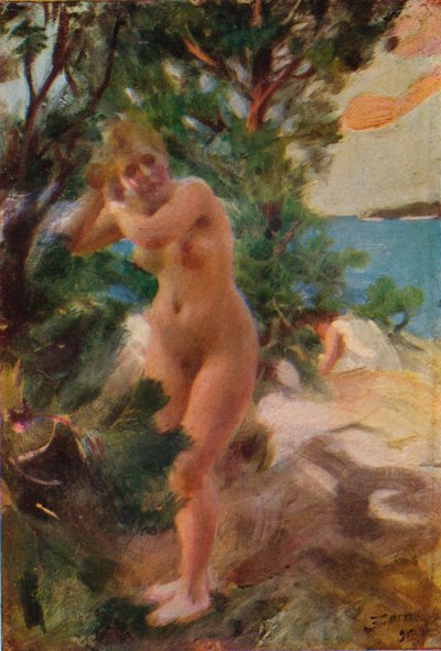 Nach dem Bad von Anders Leonard Zorn