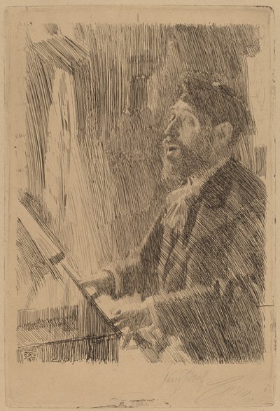 J.B. Faure, 1891 von Anders Leonard Zorn