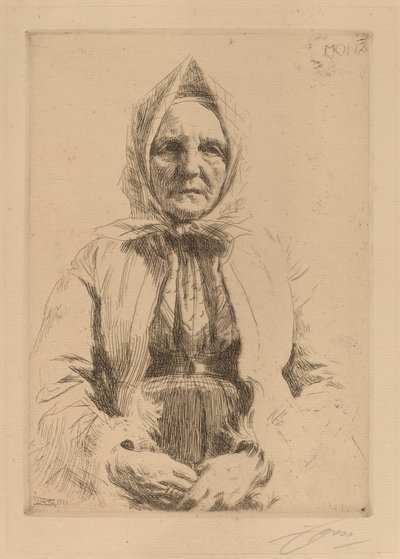 Mona, 1911 von Anders Leonard Zorn