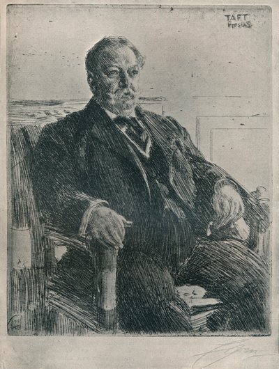 Präsident Taft, 1911 von Anders Leonard Zorn