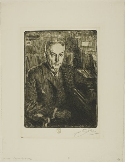Alfred Beurdeley von Anders Leonard Zorn