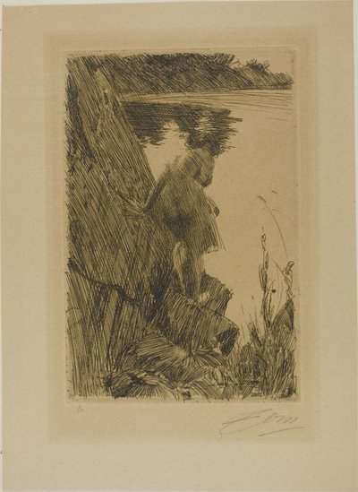 Badender (Abend) III von Anders Leonard Zorn