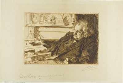 Ernest Renan von Anders Leonard Zorn
