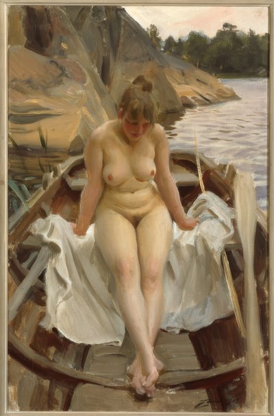 In Werners Ruderboot von Anders Leonard Zorn