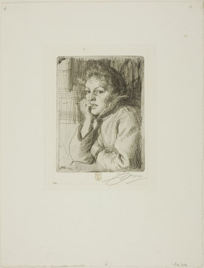 Kesti, ein Mora-Bauer von Anders Leonard Zorn