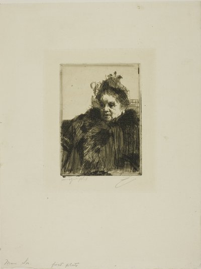 Mme Simon I von Anders Leonard Zorn