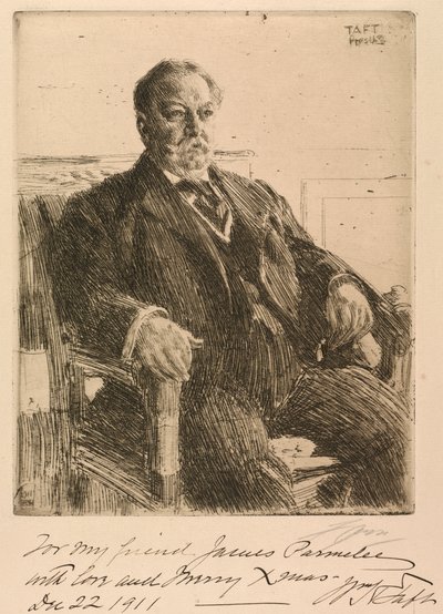 Präsident William Howard Taft von Anders Leonard Zorn