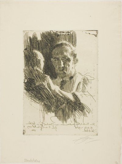 Prinz Paul Troubetzkoy II (Büste) von Anders Leonard Zorn