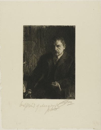 Selbstporträt 1904 I von Anders Leonard Zorn