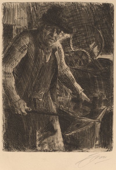 Der Meisterschmied von Anders Leonard Zorn